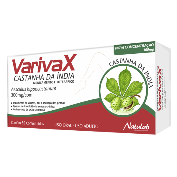 Varivax 300mg com 30 comprimidos - Natulab