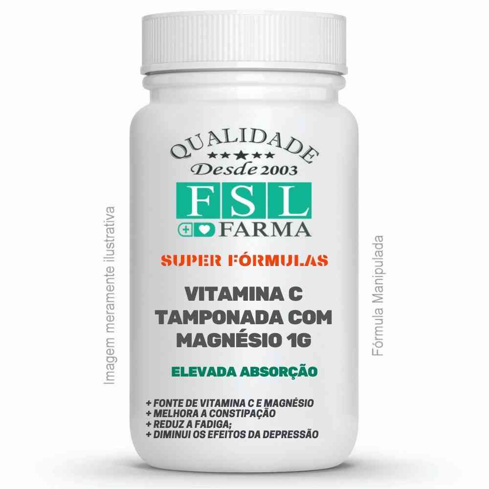 Vitamina C  Tamponada (não ácida) com Magnésio 1g