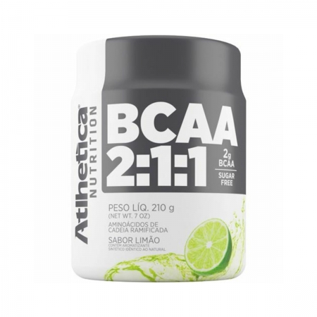 BCAA 2:1:1 sabor Limão 210g - Atlhetica