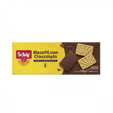 Biscoito com Chocolate Amargo 150g - Schar