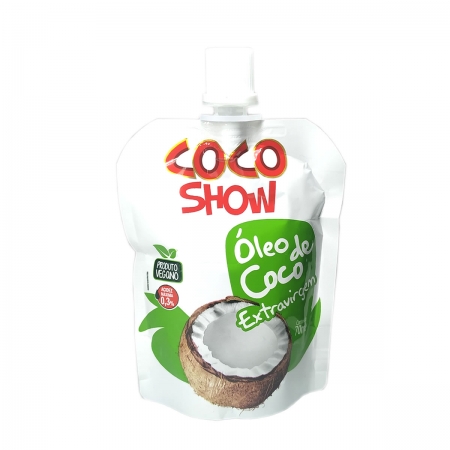 Óleo de Coco Extra Virgem Stand Pouch 70ml - Coco Show