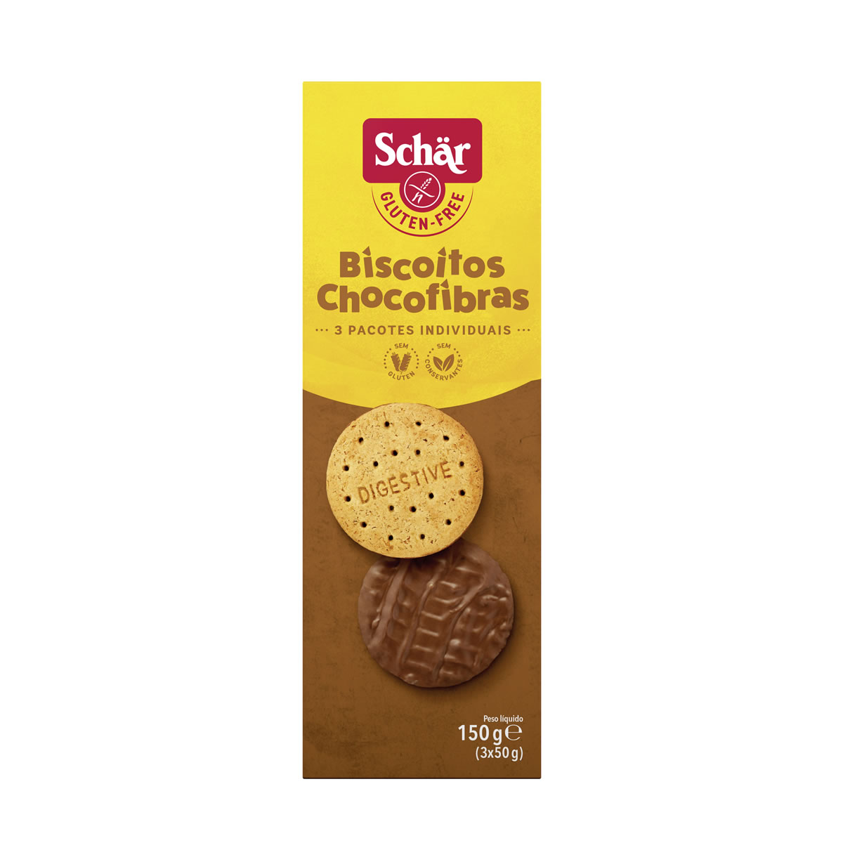 Biscoito Chocofibras 150g - Schar