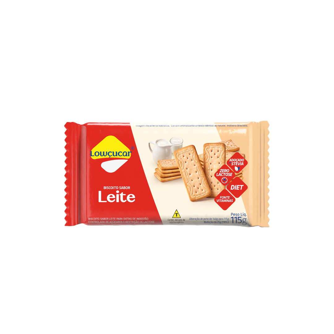 Biscoito Sabor Leite Zero Lactose 115g - Lowçucar