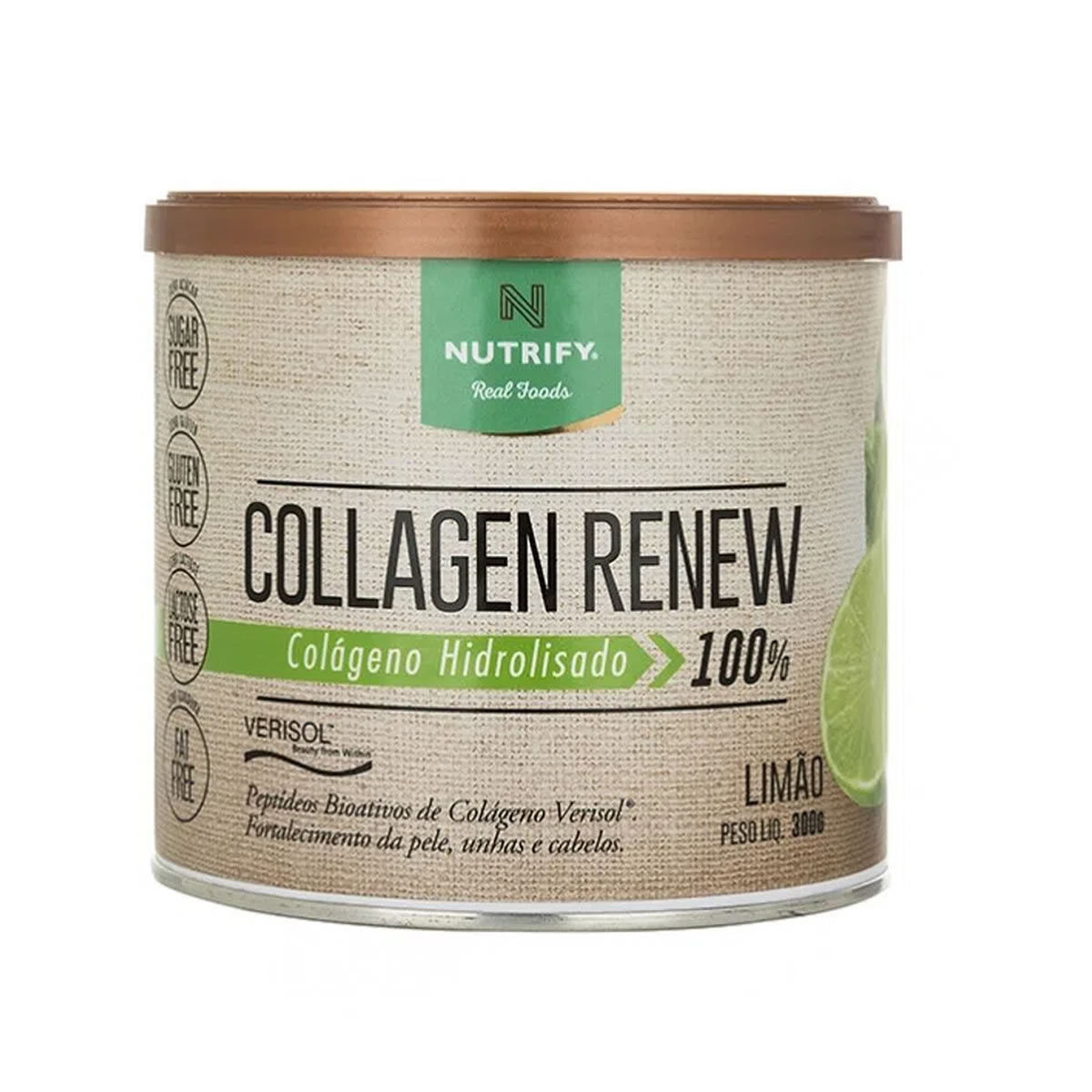Colágeno Collagen Renew sabor Limão 300g - Nutrify