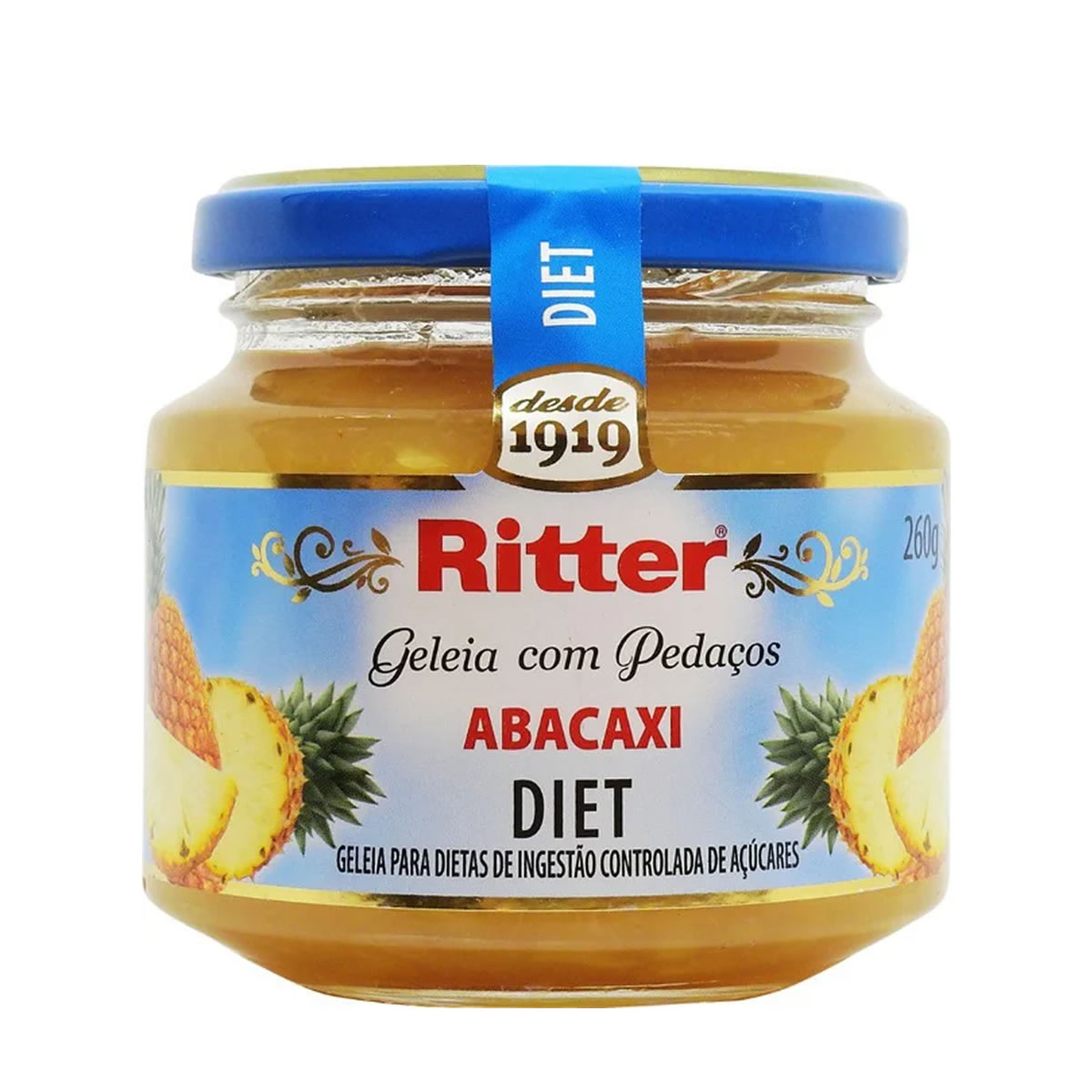 Geleia Diet de Abacaxi 260g - Ritter