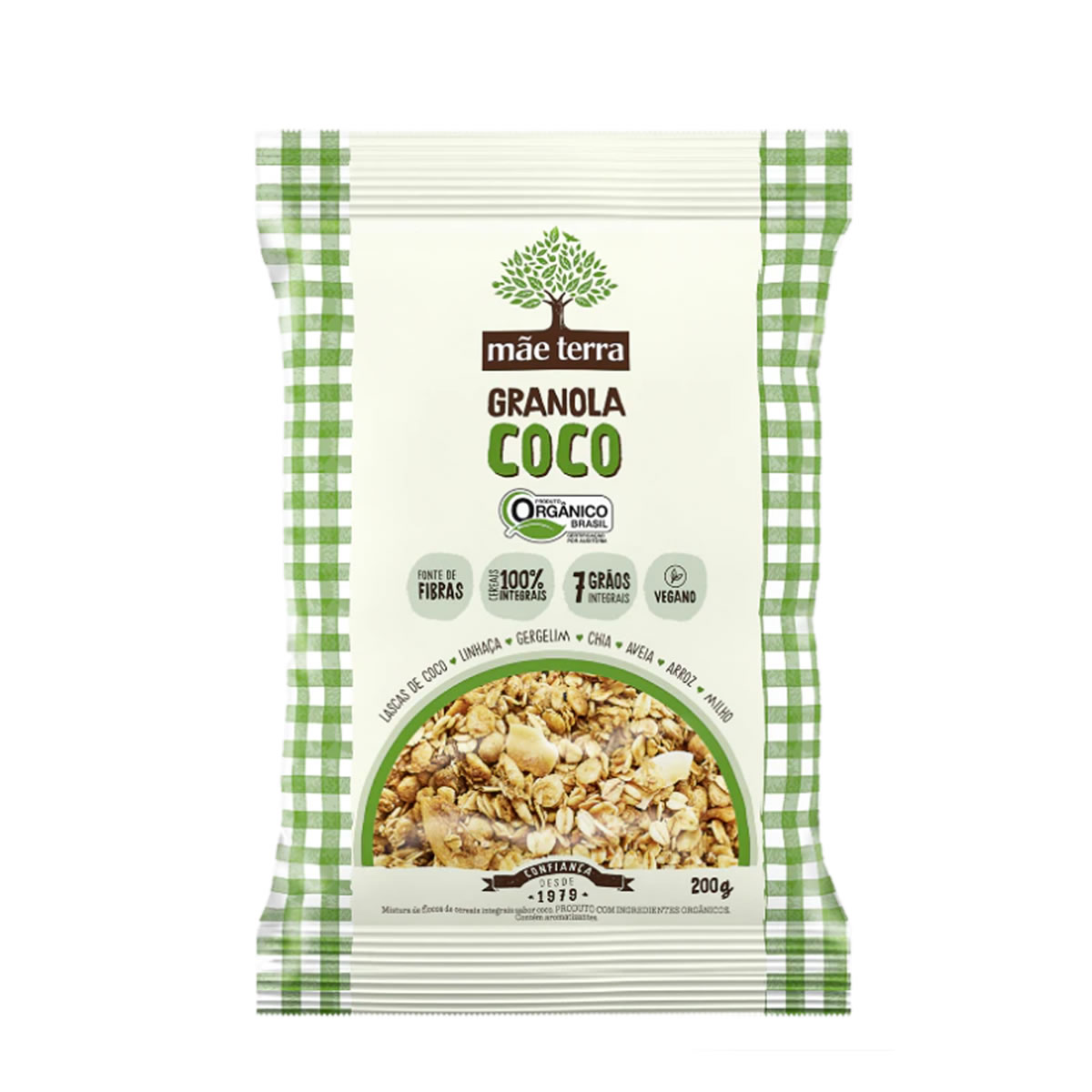 Granola com Coco 200g - Mãe Terra