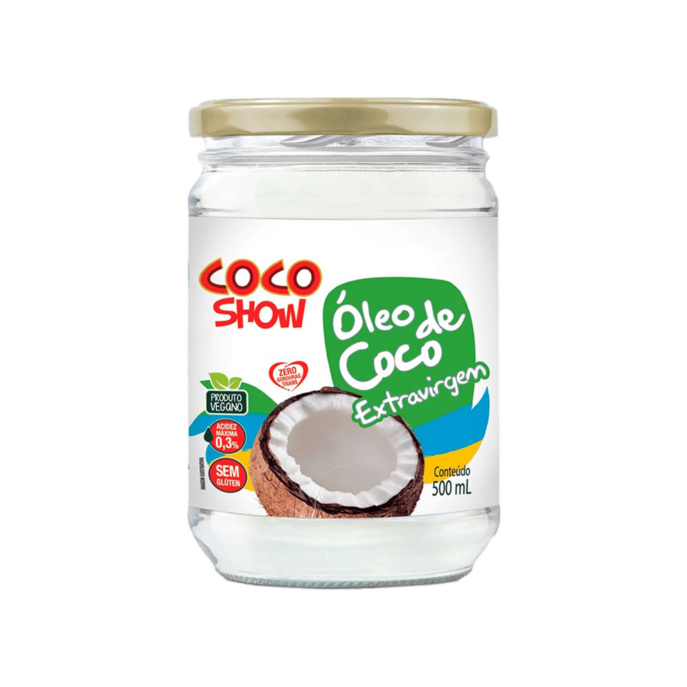 Óleo de Coco Extra Virgem 500ml - Coco Show