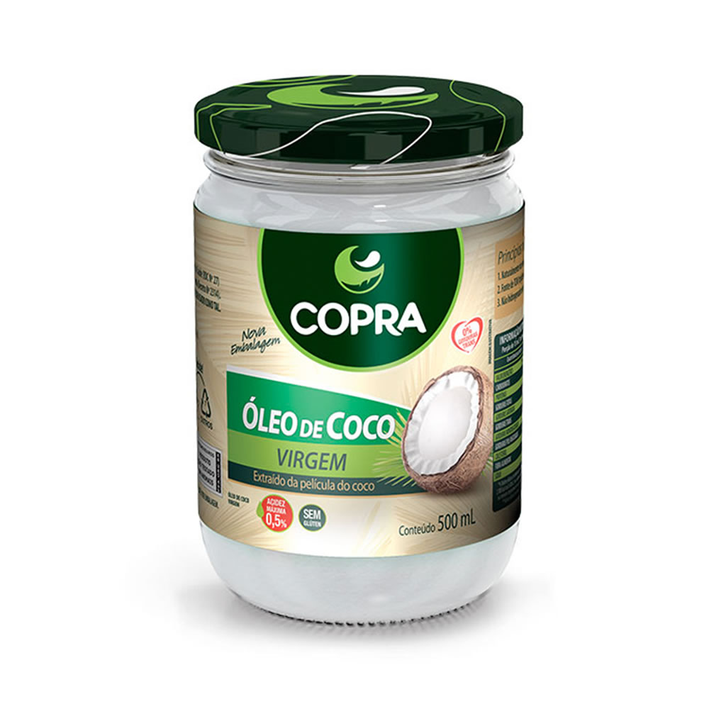 Óleo de Coco Virgem  500ml - Copra
