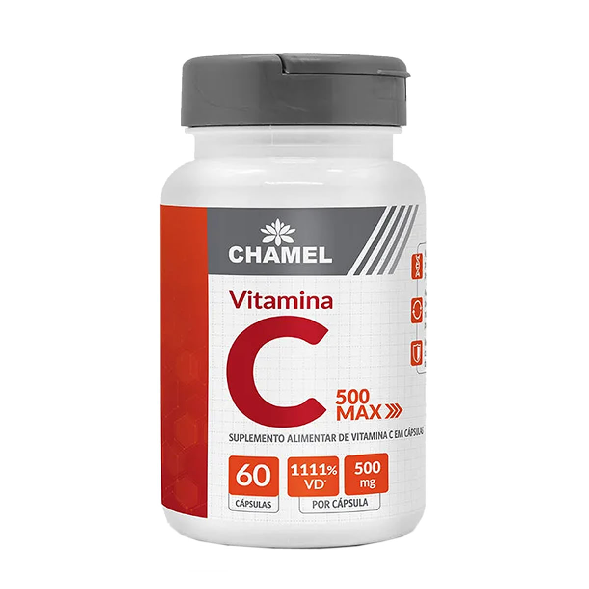 Vitamina C Max 500mg 60 Capsulas - Chamel