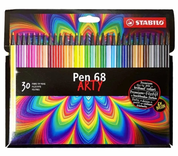 Caneta Stabilo Pen 68 Party - 30 cores
