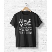 Camiseta Allan Kardec e as Relíquias da Vida Após a Morte