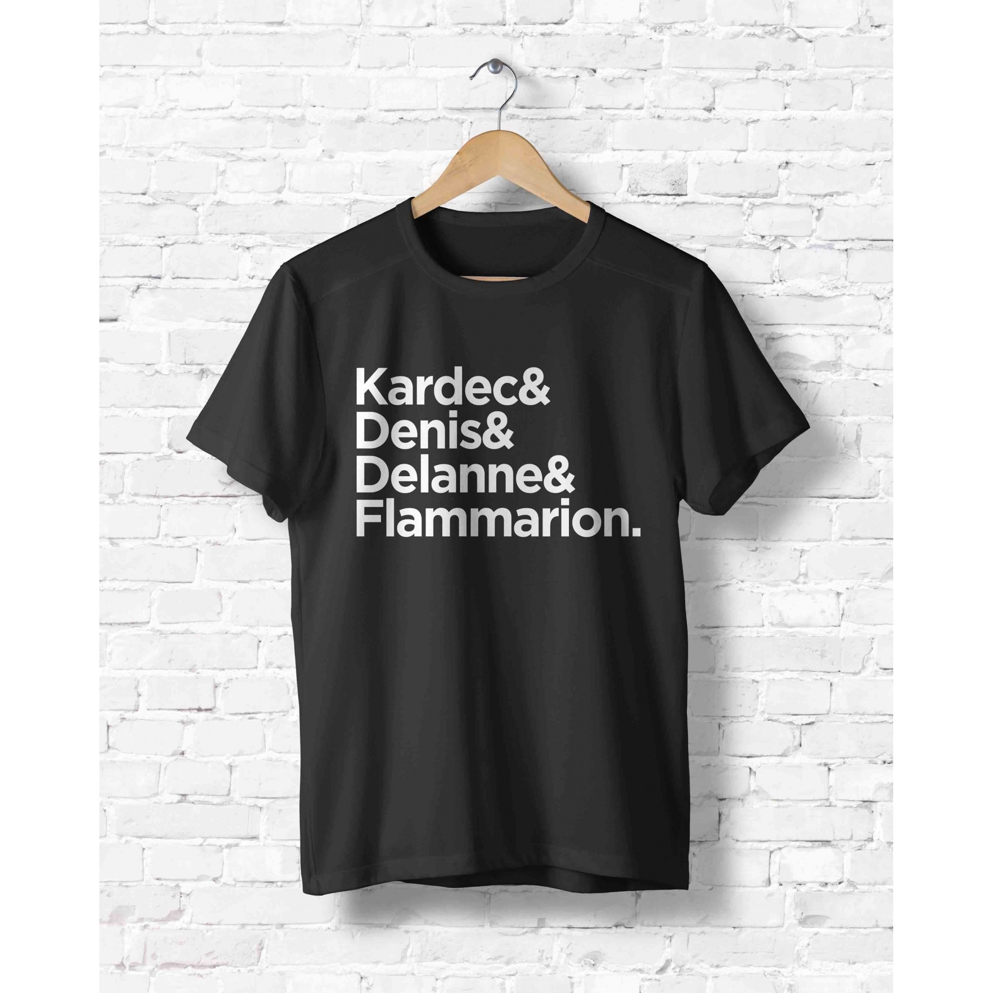 Camiseta Kardec & Denis & Delanne & Flammarion