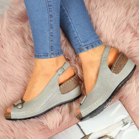 Sandálias confortáveis sapatos de costura senhoras sandalias ao ar livre mais tamanho dedo do pé aberto plana sandalias feminino