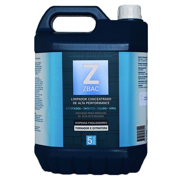 Limpador Concentrado Bactericida ZBac 5L - Easytech