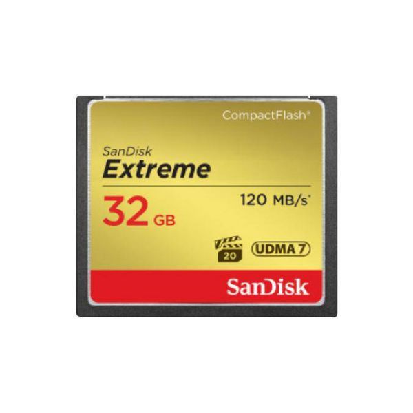 Cartão de memória COMPACT FLASH 32GB 120MB/S EXTREME Sandisk