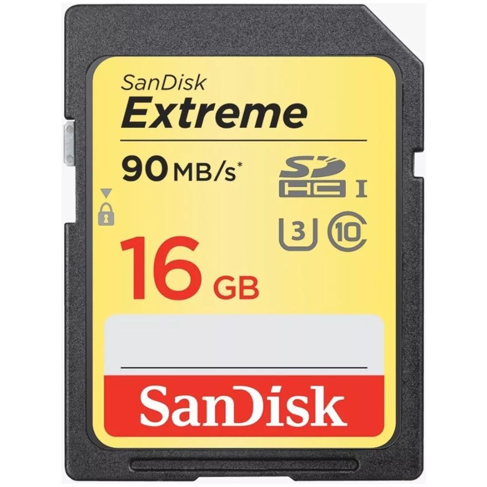 Cartão de memória SDHC UHS 16GB EXTREME 90MB/S