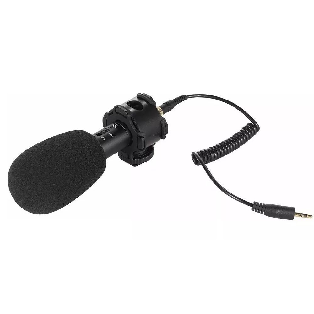 Microfone Direcional Shotgun Boya BY-PVM50