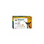 Antipulgas e Carrapatos para cães Simparic de 1,3 a 2,5 kg 3 comprimidos 5mg - Zoetis