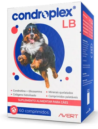 Condroplex Lb Suplemento Para Cães C/ 60 Comprimidos Avert