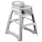 Assento Infantil Sturdy Chair® Cadeirão Alimentação Cinza - Rubbermaid