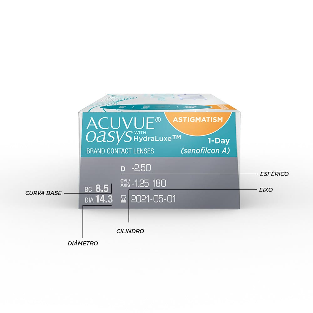 Acuvue Oasys 1-Day para Astigmatismo Leve 4 pague 3