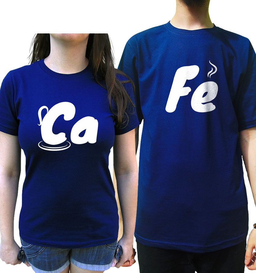 Kit Camiseta Café Namorados