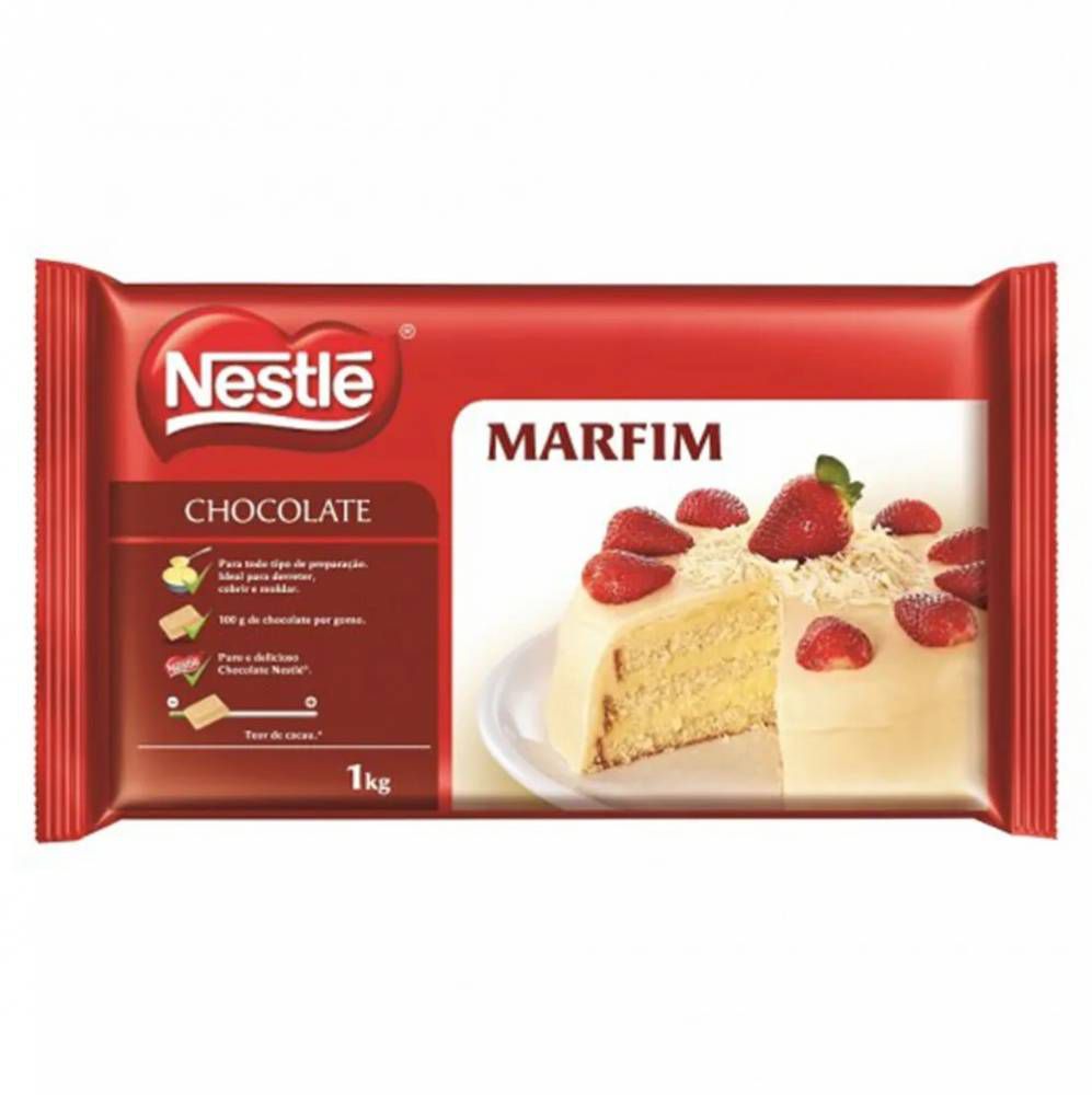 Chocolate Branco Marfim 1kg Nestlé