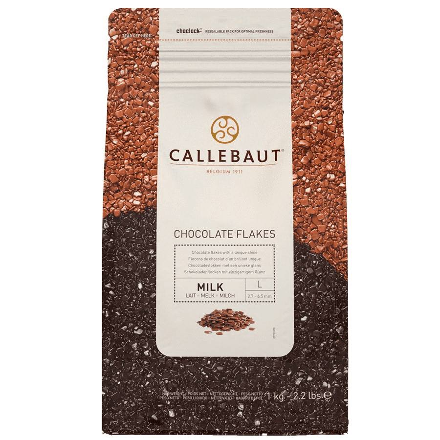 Chocolate Flakes Granulado Ao Leite Split  9-M (BR-U73) 1kg Callebaut