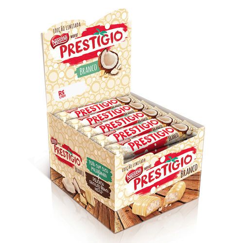 Chocolate Prestígio Branco 33g c/30 Nestlé