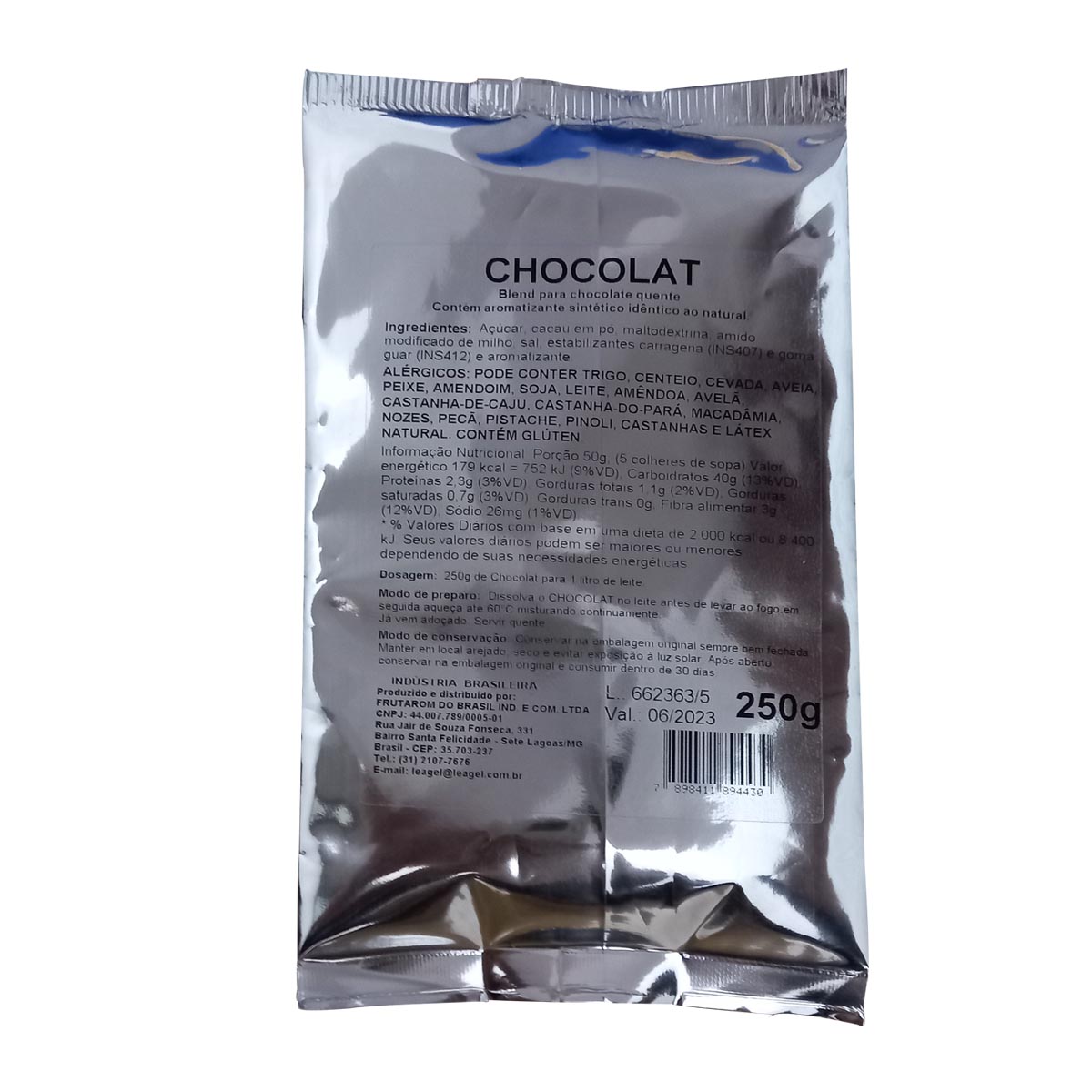 Chocolate Quente Lamenut  Gourmet 250g