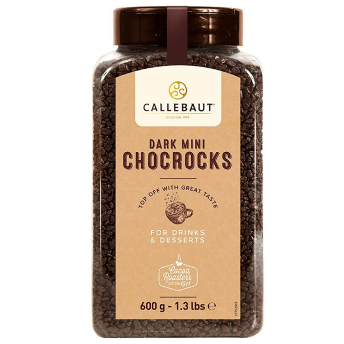 Granulado Gourmet Callebaut Dark Mini Chocrocks 47,3% 600g