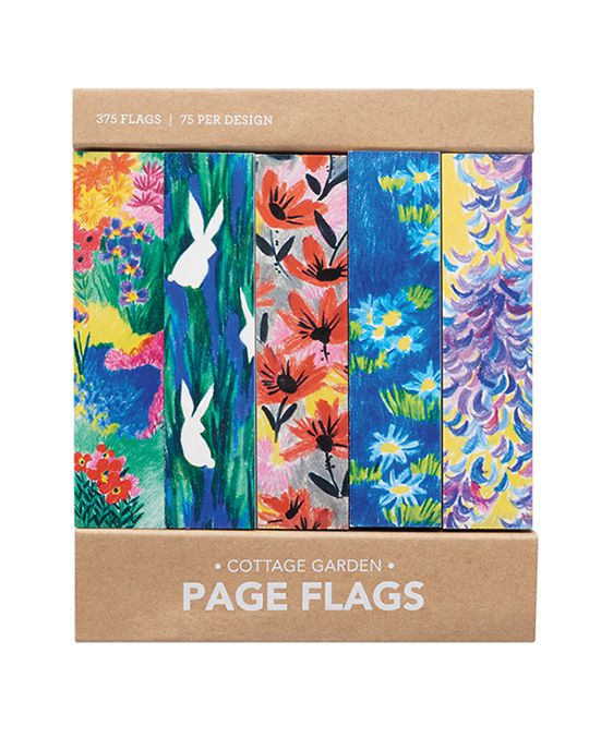 Page flags - Cottage Garden