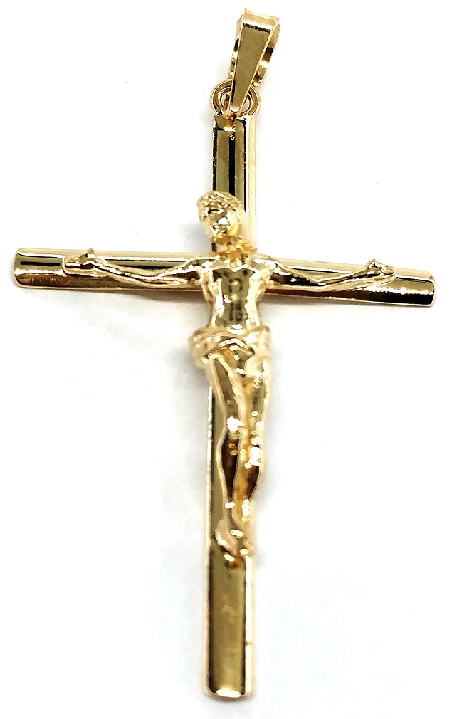 Pingente em Ouro 18K Crucifixo com Cristo
