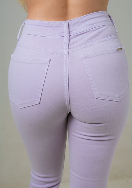 Calça Midi Skinny Lavanda Visual Jeans  - Choque Concept
