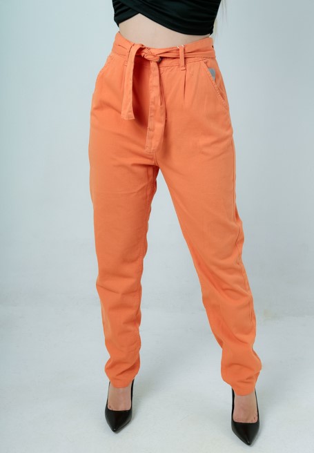 Calça Slouchy  Jeans Laranja Sly Wear - Choque Concept