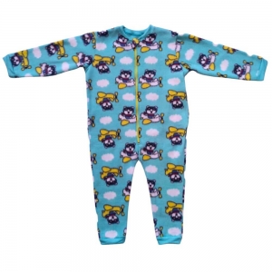 Pijama Macacão Infantil de Soft Avião