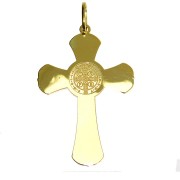 Gargantilha em Ouro 18K Crucifixo de São Bento NG913742 #5