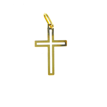 Pingente em Ouro 18K Crucifixo DS068