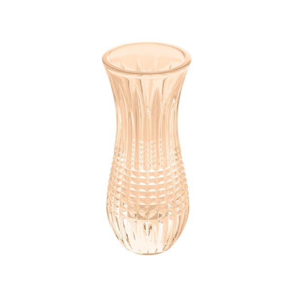 Vaso Cristal de Chumbo Queen Âmbar 6 x 15 cm 27971