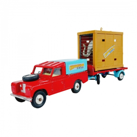 Miniatura Land Rover With Elephant and Cage on Trailer nº19 1/43 Corgi Toys