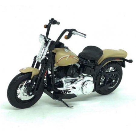 Miniatura Moto Harley Davidson 2008 FLSTSB Cross Bones S38 1/18 Maisto