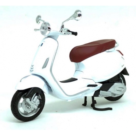 Miniatura Moto Vespa 150 Primavera Branca 1/12 Maisto
