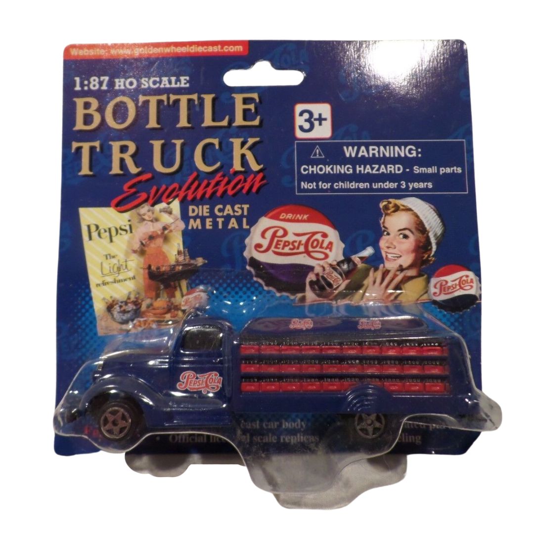 Caminhão BottleTruck '47 PepsiCola 1/87 Golden Wheel Diecast