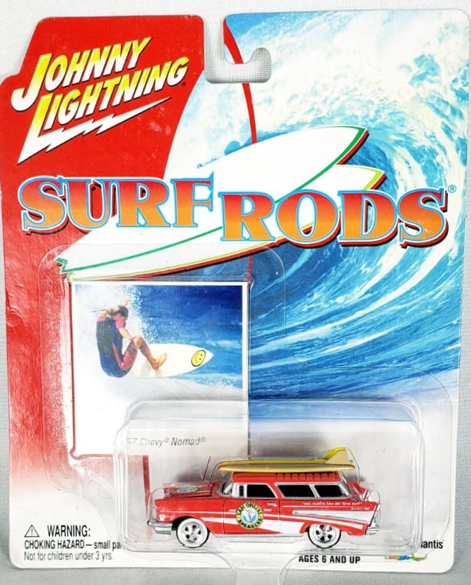 Miniatura 1957 Chevy Nomad Surf Rods 1/64 Johnny Lightning