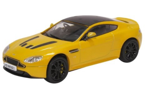 Miniatura Aston Martin Vantage S Sunburst Yellow 1/43 Oxford