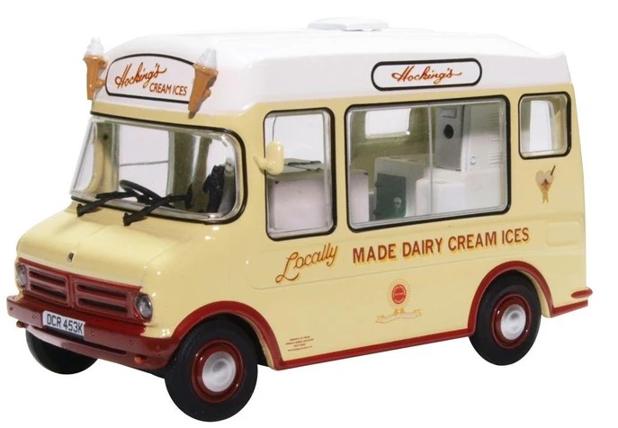 Miniatura Bedford Ice Cream Morrison Beige 1/43 Oxford