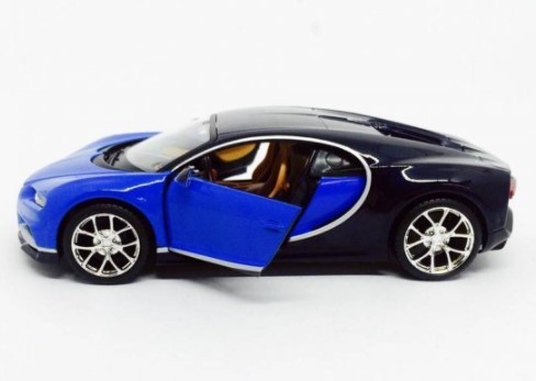 Miniatura Bugatti Chiron Azul 1/24 Maisto