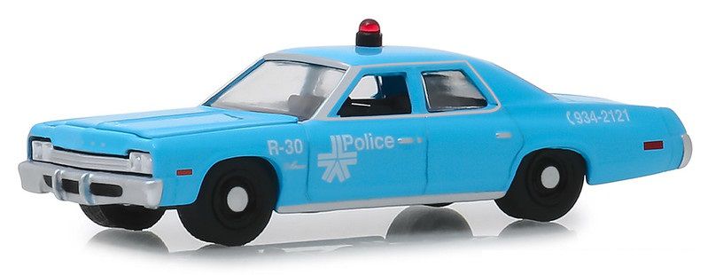 Miniatura Dodge Monaco 1974 Polícia Hot Pursuit 1/64 Greenlight