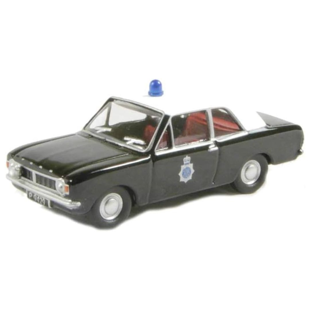 Miniatura Ford Cortina MK II Police 1/76 Oxford