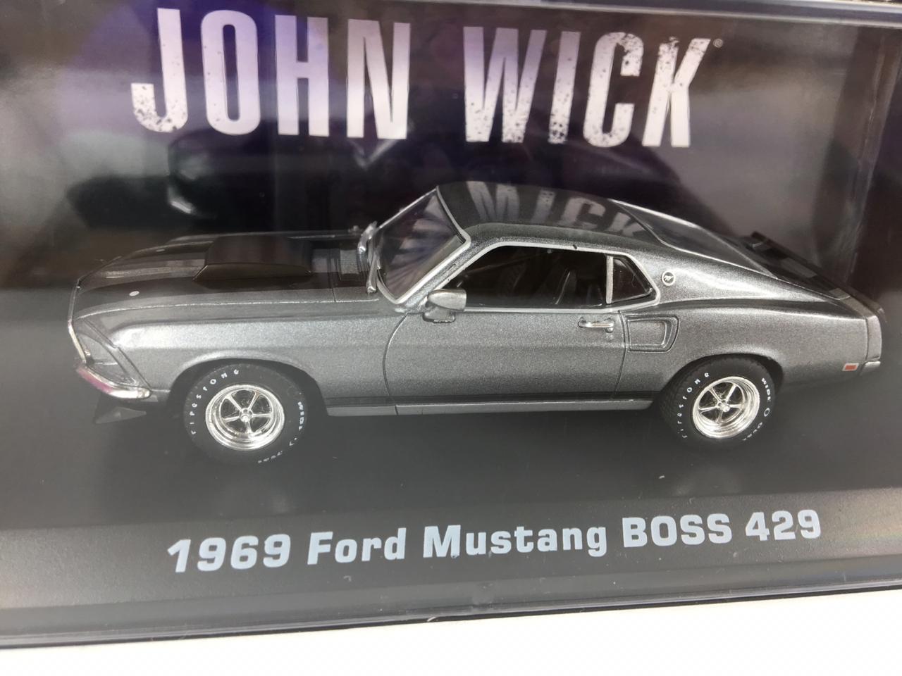 Miniatura Ford Mustang Boss 1969 John Wick 2014 1/43 Greenlight